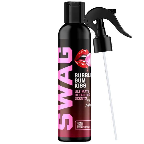 SWAG Scents sprej na vůni Bubblegum 90's v černé lahvičce s rozprašovačem