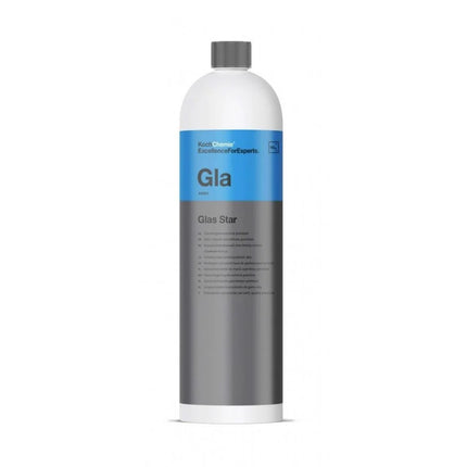Čistič oken Koch Chemie Gla Glas Star v bílé lahvi s šedým potiskem