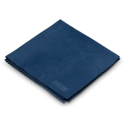 Gyeon Q2M semišová utěrka 20×20 cm, tmavě modrá, čtvercová, s lemováním