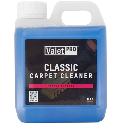 ValetPRO Classic Carpet Cleaner čistič na textil a koberce, modrá láhev 1 l