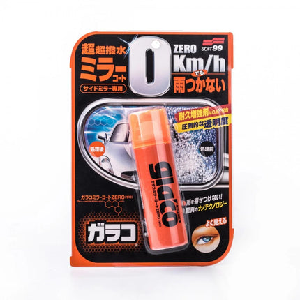 Přípravek na zrcátka SOFT99 Glaco Mirror Coat Zero, oranžovo-černé balení, 40 ml