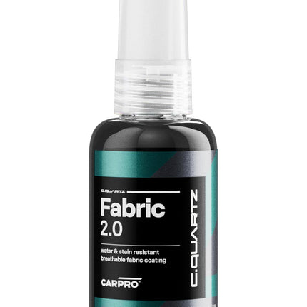 Nanoimpregnace textilu CARPRO CQUARTZ Fabric 2.0 v lahvi s průhledným víčkem