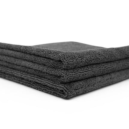Sada utěrek z froté, tmavě šedá, složená do dvou vrstev