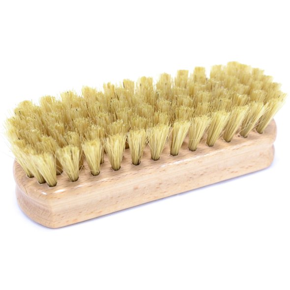 POKA Premium Brush MEDIUM - Středně jemný přírodní kartáč na kůži a textil