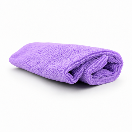 Mikrovláknová utěrka FiberOne, lila, složený čtverec 40×40 cm