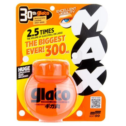 SOFT99 Glaco roll-on MAX tekutý přípravek na stěrače, 300 ml