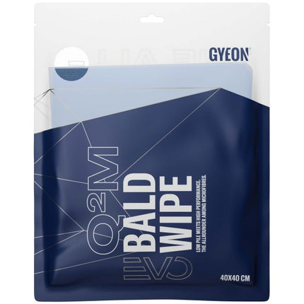 Mikrovláknová utěrka Gyeon Q2M BaldWipe EVO v balení, modrá, 40×40 cm