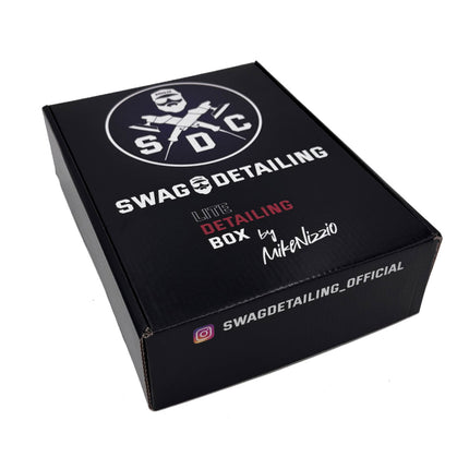 SWAG krabička na vůně, černá s logem a textem SWAG DETAILING