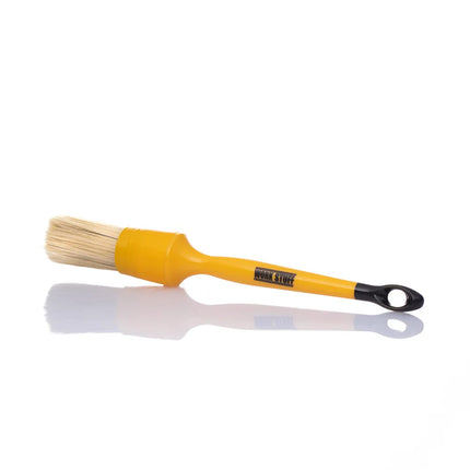 Detailingový kartáč Work Stuff s 30mm štětinami, žlutou rukojetí a očkem